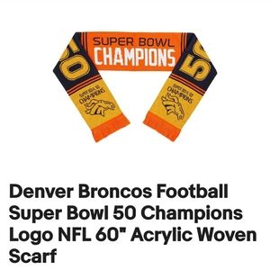 Denver Bronco 50th Super Bowl scarf